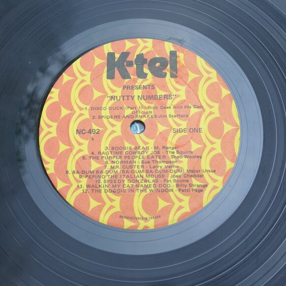 Vintage 1978 K-Tel NC 492 Nutty Numbers As Advertised on Television Vinyl Record - Picture 6 of 15
